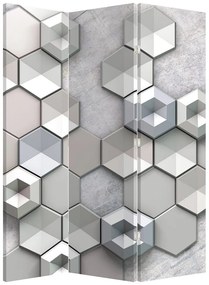 Parawan - Abstrakcja 3D (126x170 cm)