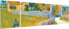 Obraz - Vincent van Gogh, Farmhouse in Provence, reprodukcje (170x50 cm)