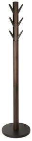 Czarny wieszak z drewna kauczukowego Flapper – Umbra