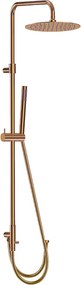 Luisa II kolumna prysznicowa bez baterii mieszającej szczotkowane miedź - Essebagno