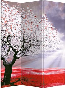 Parawan - Czerwone drzewo (126x170 cm)