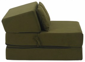 Składane krzesło/materac PELOS, zielony