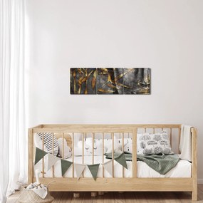 Obraz - Zjednoczenie mądrości (z zegarem) (90x30 cm)