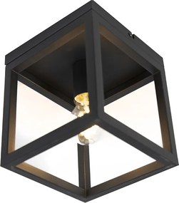 Inteligentna lampa sufitowa w stylu industrialnym czarna z WiFi A60 - Cage