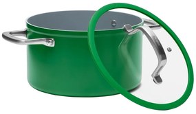 Garnek aluminiowy z pokrywką/z nieprzywierającą powierzchnią odpowiedni na indukcję 5,5 l Meda 3.0 – FABINI