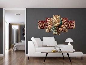 Obraz – Elegancki paw (125x70 cm)