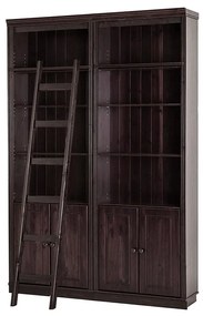 Brązowy regał z litego drewna sosnowego 148x223 cm Anita – Støraa