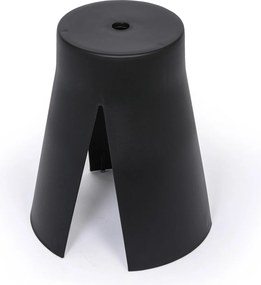 Plastikowy stołek RIKO, czarny