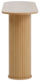 Konsola w naturalnym kolorze 40x130 cm Nola – Unique Furniture