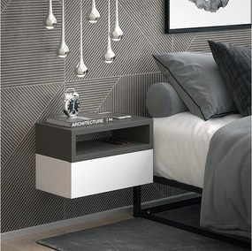 Stolik nocny antracyt 45x25.3x28 urbano