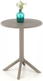 Mały okrągły stolik ogrodowy khaki W7-K76