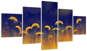 Obraz - Dmuchawce (125x70 cm)