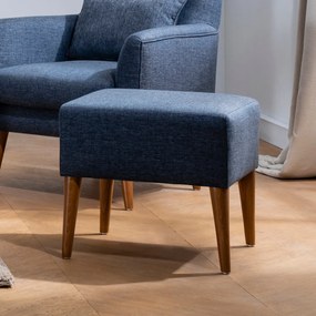 Taboret Zeni Puf Dark Blue