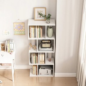 Otwarta biblioteka stojąca 140 cm – styl nowoczesny, loftowy, skandynawski