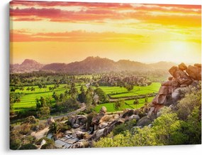Obraz doliny Hampi w Indiach (70x50 cm)