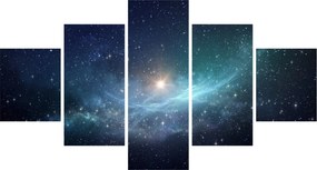 Obraz - Gwiazdy i mgławice (125x70 cm)