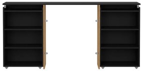 Czarny zagłówek 165x80 cm Naia – Tvilum