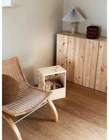 Szafka nocna z litego drewna sosnowego w naturalnym kolorze Grab It – Karup Design