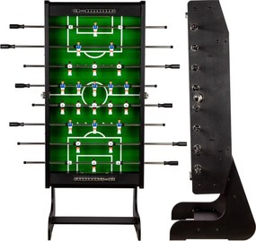 GAMESPLANET Stół piłkarski LIVERPOOL, 141x125x89 cm czarny