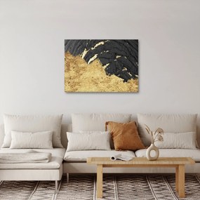 Obraz - Złota struktura N⁰1 (70x50 cm)