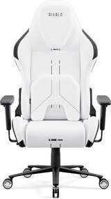 Fotel gamingowy materiałowy Diablo X-One Prime Normal Size, Ghosted White