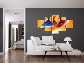 Obraz - Obraz olejny, baletki (125x70 cm)