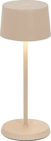 Lampa stołowa LED Zafferano OLIVIA PRO MICRO z możliwością ładowania i ściemniania w kolorze piaskowym