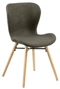 Zielone tapicerowane krzesła zestaw 2 szt. Batilda – Actona