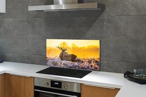 Panel nad Blat Kuchenny Zimowy Świt z Jeleniem
