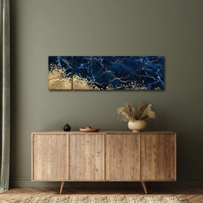 Obraz - Ciemnoniebieski marmur (170x50 cm)