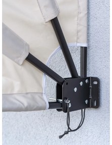 Happy Green Parawan składany na balkon 1,4 m, beżowy