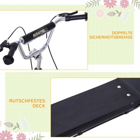 HOMCOM Hulajnoga dziecięca hulajnoga miejska hulajnoga dla dzieci 16'' kolor czarny