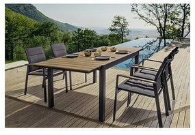 Aluminiowy stół ogrodowy 90x140 cm Elias – Bizzotto