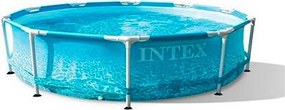 Basen Intex Beachside Frame okrągły 305x76 cm, pojemność 4485L, stalowa konstrukcja, łatwy montaż, od 6 lat