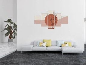 Obraz - Boho leaves N⁰1 (125x70 cm)