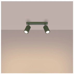 Zielona lampa sufitowa 6,5x30 cm Gleam – Nice Lamps