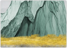 Obraz - Emerald Mountains N⁰3 (70x50 cm)