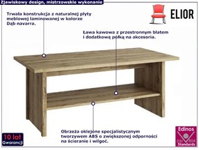 Ława kawowa z półką - Salmi 3X