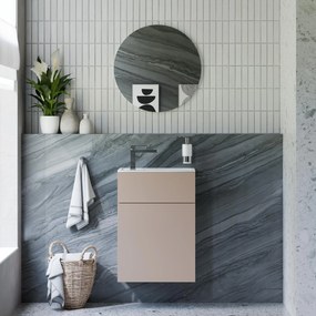 Badmöbel-Set KONDA 50 cm mit Mineralguss Waschbecken
