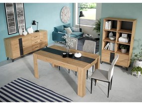 Stół w dekorze sosny 90x160 cm Natura – Marckeric