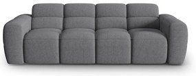 Szara sofa 256 cm Lisa – Micadoni Home