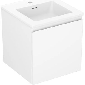 Mexen Orio szafka łazienkowa 45 cm z umywalką Otis, 1 szuflada, biała mat - 91A10-04547-1-BF01-W18M01