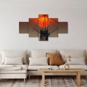 Obraz - Wschód słońca, jezioro Pakpra (125x70 cm)