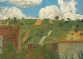Obraz - Edouard Vuillard, Landscape of the Ile de France, reprodukcje (70x50 cm)
