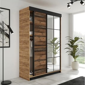 Szafa Przesuwna LAMARO 138 Dąb Craft/Old Style