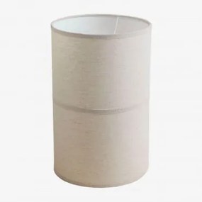 Ekran Do Lampy Z Bawełny Olinda Gardenia Biel & Ø25 Cm - Sklum