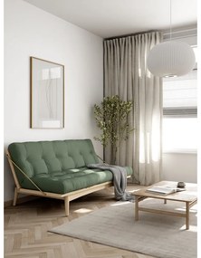 Sofa rozkładana Karup Folk Clear/Olive Green