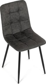 Zestaw krzeseł do jadalni Vintage CT-281 BK3, 4 szt.