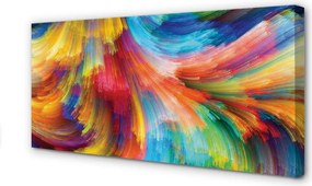 Obraz canvas na ścianę Nieregularne Paski Fraktalne