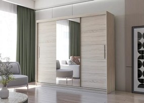 Szafa przesuwna Larena – nowoczesny design, różne kolory, opcja z lustrem lub bez